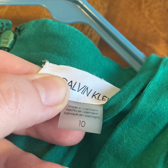 Calvin Klein Belted Romper sz 10 - Picture 6 of 7